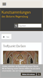 Mobile Screenshot of bistumsmuseen-regensburg.de
